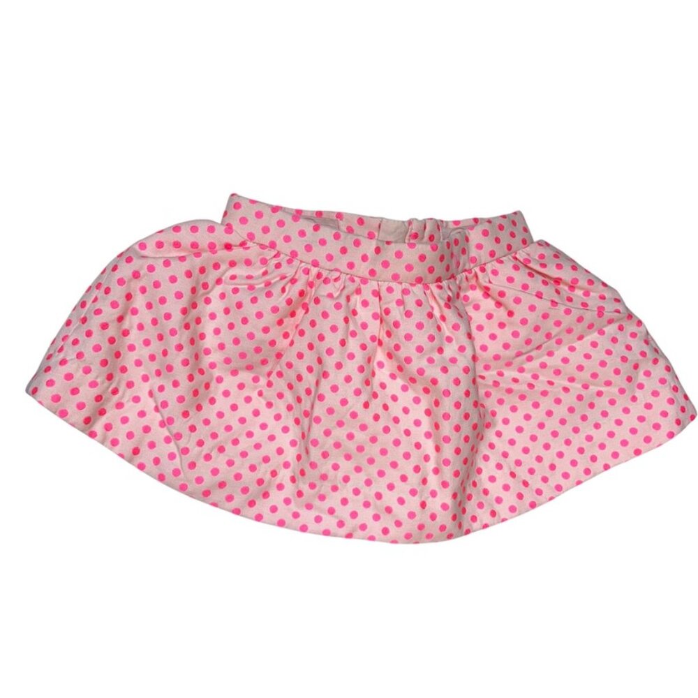 kate spade neon pink polka dot girls baby 6M skirt the rules